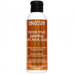 BINGOSPA Peeling błotny do twarzy z kwasami AHA 120g
